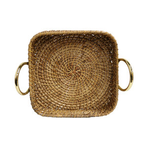 Panier de rangement décoratif en osier Décoration d'intérieur Panier tissé en rotin d'organisation - Product Image 6