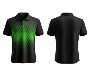 High Performance Full Sublimation Polo Shirt for Sports & Casual Wear for Men Women Youth Quick-Dry Dry-Fit Active Polo - Product Image 3