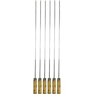 Juego de Brochetas de Acero Inoxidable de la Mejor Calidad con Mango de Madera para un Agarre Seguro y un Uso Sencillo en la Cocina - Product Image 3