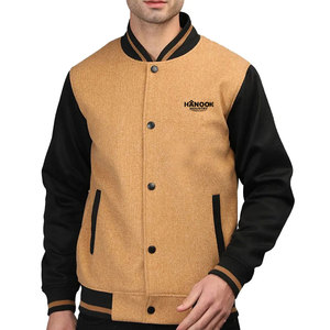 Chaqueta Urbana Casual para Hombre, Estilo Letterman, Ajuste Cómodo, Perfecta para Viajes, Uso Diario y Atuendos Urbanos - Product Image 1