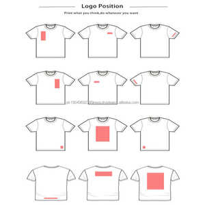 เสื้อยืดคอกลมผ้าคอตตอนลายกราฟิกเสื้อยืดสีพื้น210gsm สีพื้น - Product Image 3