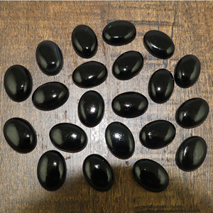Piedra Preciosa de Ónix Negro Natural en Forma Ovalada de 13x18 mm, Piedra Suelta para Fabricación de Joyas, Venta al por Mayor - Product Image 4