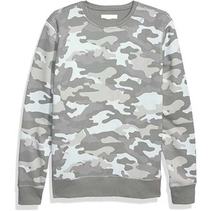 เสื้อฮู้ดดี้ลายพรางคุณภาพสูงสำหรับผู้ชาย ผ้าฝ้าย แฟชั่นใหม่ คอกลม เสื้อกันหนาวพื้นฐานสำหรับผู้ชาย - Product Image 3