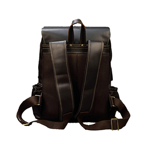 Genuine <b>Leather</b> <b>Backpack</b> for <b>Men</b> Retro Travel Sports bags Bag Large Capacity Business School Bag Cowhide <b>Leather</b> <b>Backpack</b> - Product Image 4