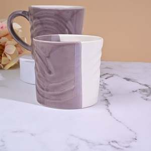 Juego de 2 Tazas de Vidrio de Doble Pared Color Rosa Ámbar Suave, Tazas de Porcelana Modernas y Creativas con Logotipo para Café, Alta Calidad para Camping - Product Image 4