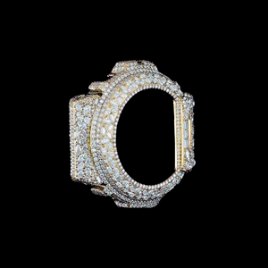 Luxury Iced Out <b>Watch</b> <b>Case</b> | Marquise Diamond Style <b>Watch</b> Frame | Custom Moissanite <b>Watch</b> Cover - Product Image 2