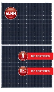 Panneaux solaires bifaciaux mono demi-coupe 460W de l'Inde Cellules M10 résistantes Encapsulant Verre trempé enduit - Product Image 3