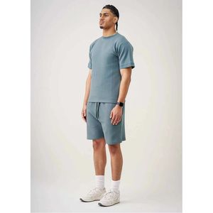Ensemble de t-shirt et short pour homme de qualité professionnelle, tenue de sport pour la salle de sport, entraînement, tissu respirant, fabricant OEM - Product Image 3