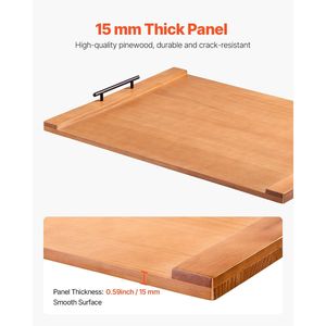 Tagliere in Legno di Pino con Manici per Fornelli a Gas ed Elettrici, Ideale per Camper e Cucina - Product Image 4