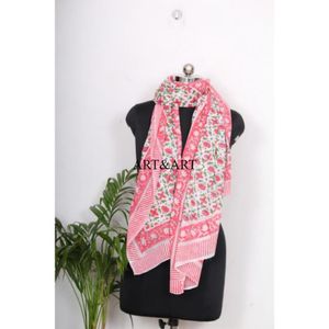 Pareo/Sarong de playa para mujer 100% algodón con estampado a mano, cómodo pareo/sarong para chicas con pañuelo ligero para cubrirse. - Product Image 2