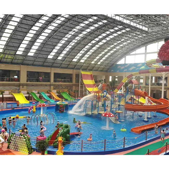 Großer Indoor-Fiberglas-Wasserpark-Spielzeug-Wasser-Themenpark-Zubehör zu verkaufen