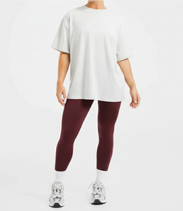 Camiseta de Mujer Extra Grande de Alta Calidad con Logotipo Personalizado, Mangas Cortas, Súper Suave, Ligera, de Diseñador, Corte Regular, para Verano, Gimnasio, Entrenamiento - Product Image 4