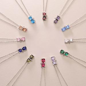 Pendentif unisexe sportif et tendance en or massif 14 carats avec diamant de laboratoire de forme poire et ronde RIZTA JEWELS Cadeau d'anniversaire - Product Image 2