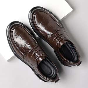 Men's Business <b>Dress</b> Shoes PU Upper Waterproof Comfortable All Season Anti Slip Sole Office Wear - Product Image 4