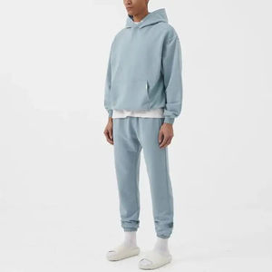 Conjunto de Sudadera con Capucha y Pantalones Deportivos Unisex Personalizados, de Felpa de Algodón de 400 Gsm con Estampado, Sudadera de Invierno para Hombre - Product Image 2