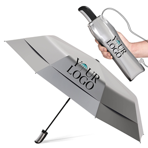 Suncity Compact Protection Uv Auto Open/Close Double Vented Canopy - <b>Windproof</b> Sun Custom <b>Umbrella</b> - Product Image 1