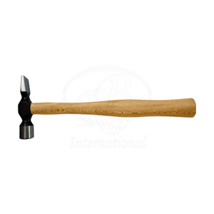 Marteau de fermeur en acier inoxydable avec manche en bois, tête de 110 g, réutilisable, durable, outil professionnel pour le fermeurage des sabots - Product Image 1