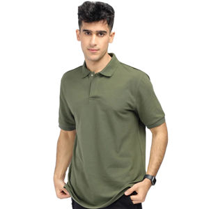 Camisa Polo Clásica para Hombre Hecha de Algodón Suave con Tela Transpirable, Corte Ajustado, Informal y para Oficina - Product Image 4