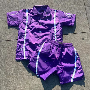 Men <b>Tech</b> <b>wear</b> Streetwear Tracksuit Windbreaker <b>Jacket</b> Pants Waterproof Custom Bulk - Product Image 4