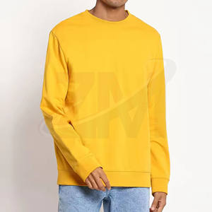 Sweat-shirt unisexe à col rond en mélange polyester/coton, coupe ample, design respirant, style sportif minimaliste, printemps - Product Image 1