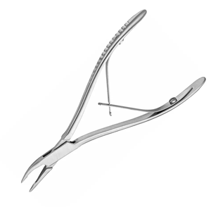 Beyer Bone Rongeur à double action, finition Dall, en acier inoxydable allemand, instruments chirurgicaux orthopédiques manuels, forceps de coupe - Product Image 4