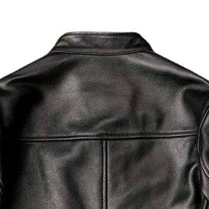 <b>Canvas</b> fabric hooded jacket Professional manufacture leather jacket Winter season men's jacket - Product Image 4