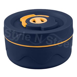 École tiffin boîte Daba en acier inoxydable boîte à lunch conteneur alimentaire Tiffin boîte de transporteur de nourriture thermique en acier inoxydable - Product Image 1