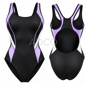 Traje de Baño Profesional de Una Pieza para Mujer, de Secado Rápido, Tejido Elástico, Diseño Personalizado - Product Image 5