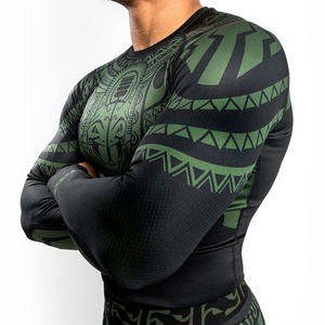 Chemise de compression à manches longues pour homme, séchage rapide, respirante, vêtements de fitness, chemise de compression - Product Image 3