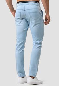 Pantalones Vaqueros de Mezclilla Premium para Hombre, Corte Clásico Recto, Algodón Elástico, Casuales, para Uso Diario, Cómodos, Duraderos, Cinco Bolsillos - Product Image 3