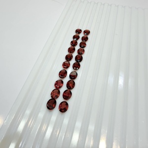 พลอยโกเมนทรงรีขนาด 1.35 กะรัต สีแดงเข้มธรรมชาติ ขนาด 6x8 มม. ปรับขนาดแล้ว AJ Gems Rajastha - Product Image 2