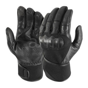 Gants de moto en cuir pour adultes, équipement de protection pour la sécurité routière - Product Image 5