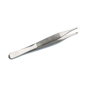 Pinzas Manuales Adson de Acero Inoxidable con Dientes Texturizados para Control Adicional, Instrumentos Médicos Quirúrgicos Compactos - Product Image 5