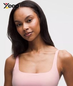 เสื้อชั้นในกีฬาโยคะคุณภาพสูงสำหรับผู้หญิง XEEP รุ่น XC-SB-140 แบบเรียบง่าย ระบายอากาศได้ดี สายปรับได้ แผ่นรองถอดออกได้ รองรับได้ดี - Product Image 3