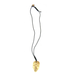 Collar con Colgante de Madera, Estilo Étnico, Joyería Unisex, Regalo, Cadena con Cuentas, Collares a Precio de Mayoreo - Product Image 1