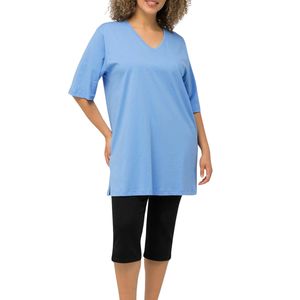 Camiseta de Algodón para Mujer, Tallas Grandes, Personalizada, Transpirable, Informal, de Verano, Manga Corta, OEM, ODM, Venta al Por Mayor - Product Image 3