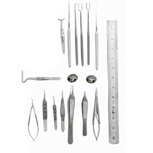 Juego de Instrumentos de Blefaroplastia de Alta Calidad, 30 Piezas, Acero Inoxidable Alemán, Cirugía Oftálmica de Párpados, Cosmética, Certificado MOL - Product Image 3