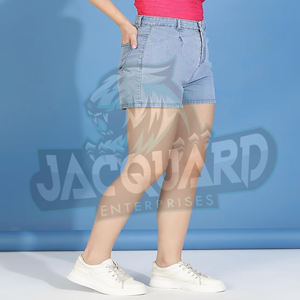 Shorts en jean taille haute de qualité supérieure pour femmes, respirants, décontractés, pour l'été, design personnalisable, shorts pour femmes - Product Image 4