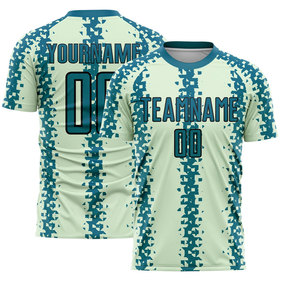 Conjunto de Uniforme de Fútbol Personalizado OEM, Ligero, de Manga Corta, Transpirable, Ecológico, Ropa Deportiva Unisex - Product Image 1