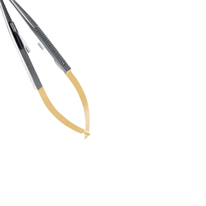 Micro Curved Castro Perma Sharp Needle <b>Holder</b> 14 cm Surgical Dental Instrument Stainless Steel Precision Suturing Tool Kit - Product Image 6