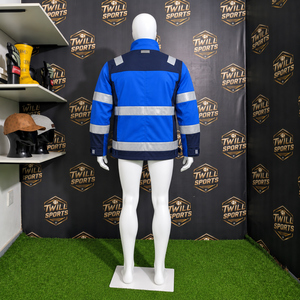 Construction Road Safety <b>Jacket</b> High Visibility Work Wear Windproof Reflective Winter Security <b>Jacket</b> - Product Image 5