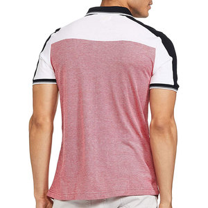 เสื้อโปโลผู้ชายผ้าคอตตอนผสมพรีเมียม คอปกสีตัดต่อ แขนสั้น สวมใส่สบาย เหมาะสำหรับธุรกิจและกอล์ฟ - Product Image 3