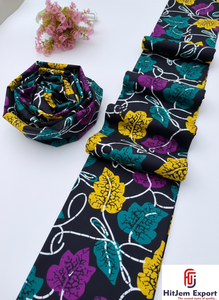 Tissu en coton imprimé wax africain OEM, commande en gros pour vêtements, mode et produits promotionnels au Maroc - Product Image 2