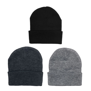Wholesale Plain Beanie Hat Rib Knit <b>Winter</b> <b>Cap</b> Unisex Soft Warm Stretch Skull <b>Cap</b> Custom Logo Hat - Product Image 1