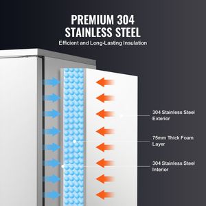 Congelador Comercial de Congelación Rápida de 370 L/13.1 Pies Cúbicos, 15 Bandejas, 4 Modos de Congelación, Equipo de Refrigeración para Cocina - Product Image 6