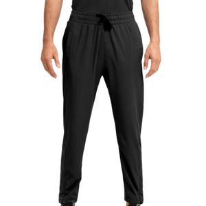 <b>Men</b> Black High Elastic Waist Slim Tapered Fit Casual Sweatpants Quick Dry Fleece Lightweight Everyday <b>Lounge</b> Training Athletic - Product Image 1