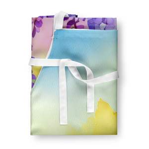 Idaho Syringa aquarelle unisexe grand tablier multicolore pour la cuisson de l'artisanat de jardinage-serveur de cuisine pour femmes adultes hommes - Product Image 3