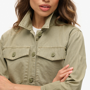 Veste en jean pour femme, style streetwear, nouveau design, 100% coton, séchage rapide, vêtements d'automne pour femme - Product Image 5