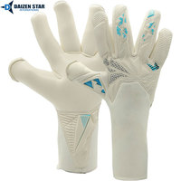 Guantes de Portero de Material PU Transpirable de la Mejor Calidad con Opciones Personalizables para Venta al Por Mayor de Fútbol