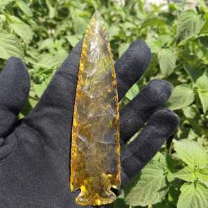 Punta de Flecha de Cristal de Citrino Ecológica al por Mayor, de 6 Pulgadas, Hecha a Mano, Coleccionable de Gujarat - Product Image 6